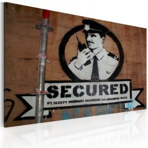 Obraz - BANKSY Jesteśmy bezpieczni