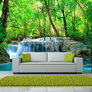 Fototapeta - Erawan Falls, Kanchanaburi, Thailand