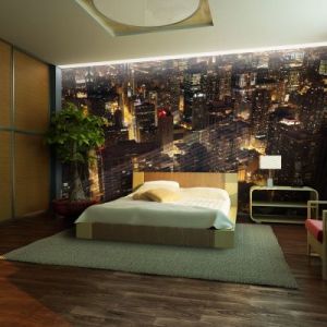 Fototapeta - Miasto nocą - Chicago, USA