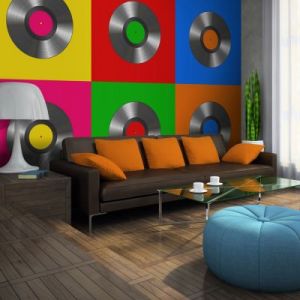 Fototapeta - Płyta winylowa (pop art)