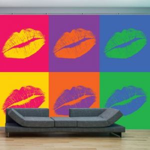 Fototapeta - usta (pop art)