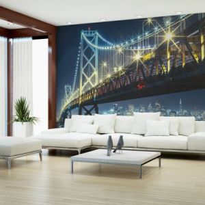 Fototapeta - Bay Bridge nocą