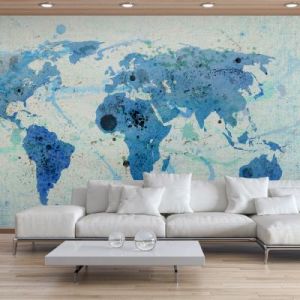 Fototapeta - Cruising and sailing -  The World map