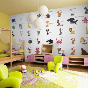 Fototapeta - Learning by playing (animals)