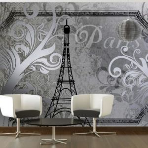Fototapeta - Vintage Paris - srebrny
