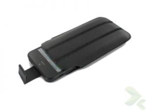 Geffy - Etui uniwersalne Tel 124x63 pull-up eko-skóra black/black