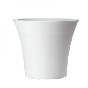 Donica 25 cm City Curve biała (system nawadniania) EM-514324