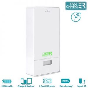 POWERBANK UNIWERSALNY USB 20.000MAH 4 WEJŚCIA