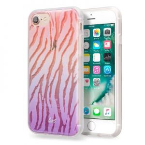 Laut OMBRE - Etui iPhone 7 / iPhone 6s / iPhone 6 z 2 foliami na ekran w zestawie (Peach)