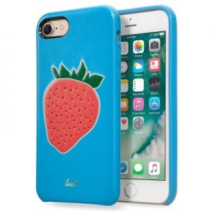 Laut KITSCH - Etui iPhone 7 z 2 foliami na ekran w zestawie (Fraise Blue)