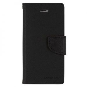 Mercury Fancy Diary - Etui Huawei P9 Lite z kieszeniami na karty + stand up (czarny)