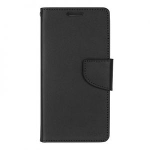 Mercury Bravo Diary - Etui Huawei P8 Lite z kieszeniami na karty + stand up (czarny)