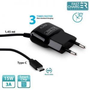 ŁADOWARKA SIECIOWA Z KABLEM USB-C SZYBKIE ŁADOWANIE