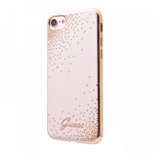 ETUI iPHONE 7 CASE ZŁOTE KROPKI- GUESS -2 KOLORY