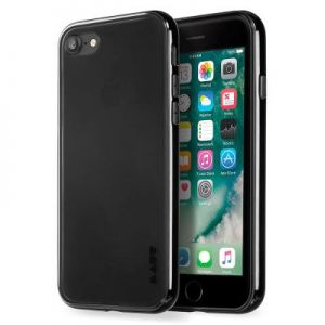Laut EXOFRAME - Etui iPhone 7 z aluminiową ramką z 2 foliami na ekran w zestawie (Jet Black)