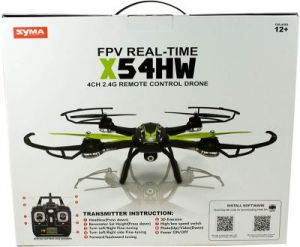 DRON QUADROCOPTER Z KAMERĄ NA ŻYWO SYMA X54HW