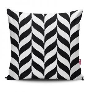 PODUSZKA B&W CZARNO-BIAŁY ZYGZAK 40CM