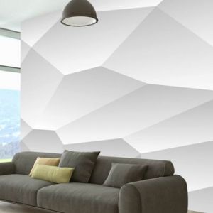Fototapeta - Biała geometria