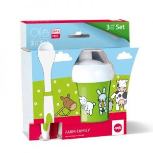 Zestaw dla dzieci 3 cz. Farm Farmily EM-509095
