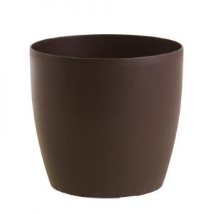 Donica 35 cm Casa brązowa (system nawadniania) EM-512792