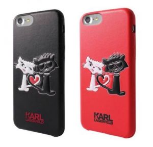 ETUI iPHONE 7 CASE zakochane KOTY LAGERFELDA 2 wzory