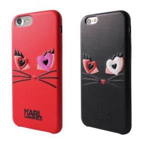 ETUI iPHONE 7 CASE zakochany KOT LAGERFELDA 2 wzory